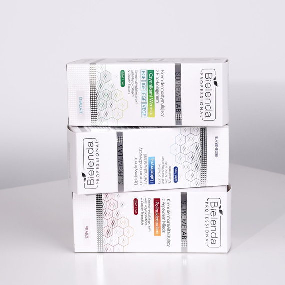 Bielenda Supremelab Vitalize - Krem dermorewitalizujący z Peptydem Miedzi i Polinukleotydami - 50 ml